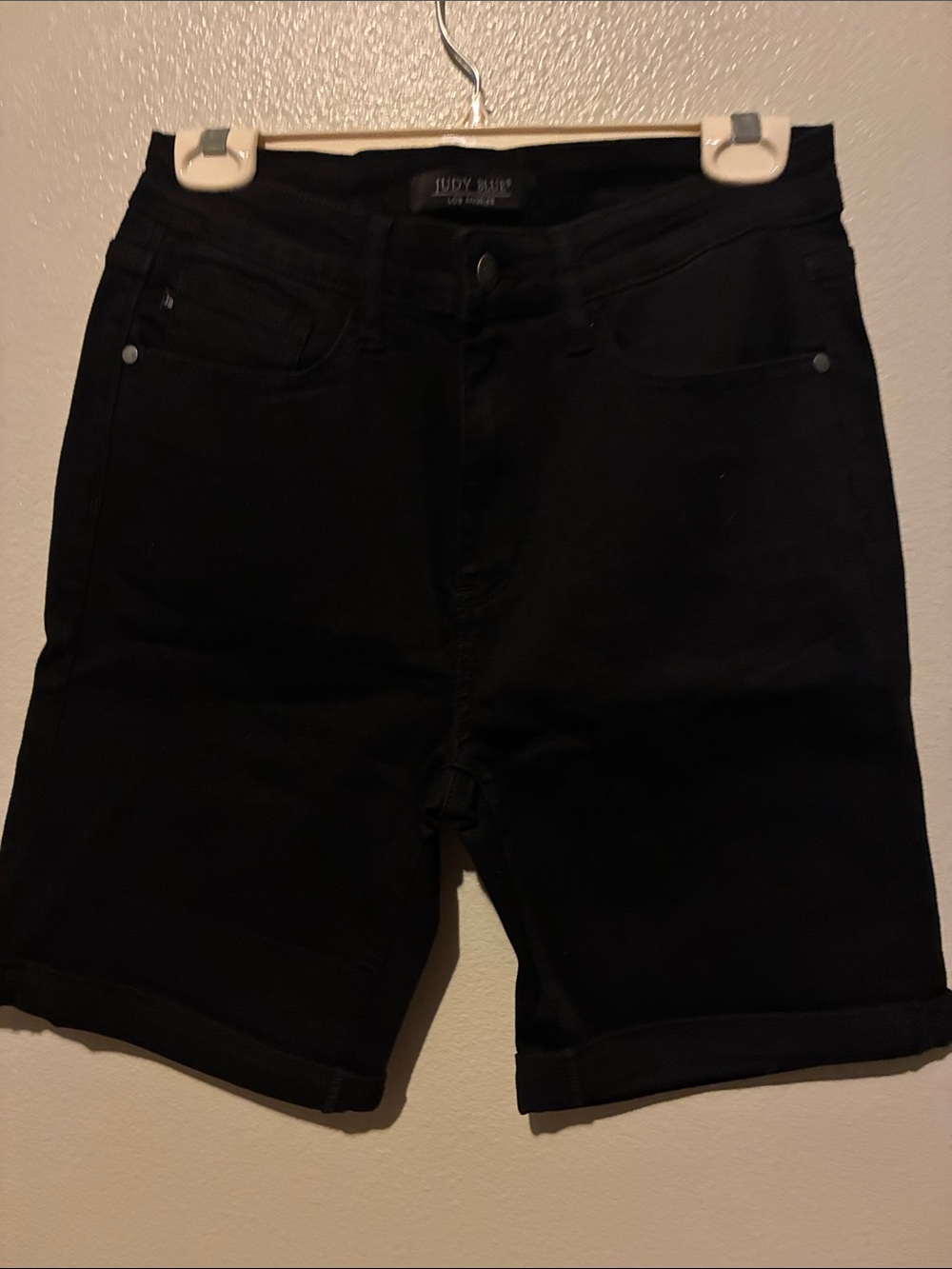 Judy Blue Black Denim Shorts